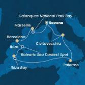 Italy, France, Spain, Balearic Islands