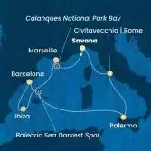 Italy, France, Balearic Islands, Spain