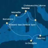 Italy, France, Spain, Tunisia