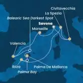 Italy, France, Spain, Balearic Islands