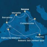 Italy, France, Spain, Balearic Islands
