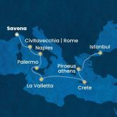 Italy, Malta, Greece, Turkey