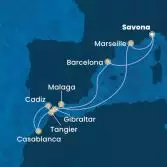 Italy, Spain, Morocco, Gibraltar, France