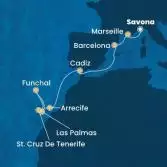 Italy, Spain, Morocco, Gibraltar, France