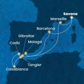 Italy, Spain, Gibraltar, Morocco, France