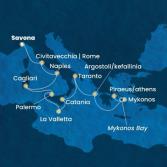 Italy, Malta, Greece