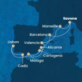 Italy, France, Spain, Portugal