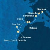 Italy, France, Spain, Canary Islands, Madeira 
