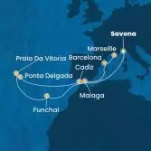 Italy, Spain, Madeira , The Azores, France