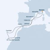 Italy, Spain, Canary Islands, Madeira , France
