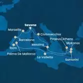 Italy, France, Spain, Balearic Islands, Malta, Greece