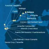 Italy, France, Spain, Canary Islands, Madeira 