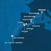 Italy, France, Spain, Canary Islands, Morocco