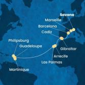 Italy, France, Spain, Gibraltar, Canary Islands, Antilles