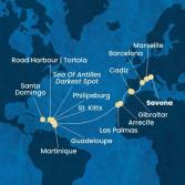 Italy, France, Spain, Gibraltar, Canary Islands, Antilles, Virgin Islands