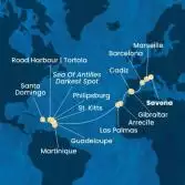 Italy, France, Spain, Gibraltar, Canary Islands, Antilles, Virgin Islands