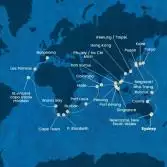 Australia, Japan, South Korea, Taiwan, China, Vietnam, Singapore, Malaysia, Sri Lanka, Maldives, Mauritius, South Africa