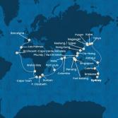 Australia, Japan, South Korea, Taiwan, China, Vietnam, Singapore, Malaysia, Sri Lanka, Maldives, Mauritius, South Africa