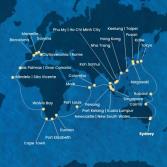 Australia, Japan, South Korea, Taiwan, China, Vietnam, Singapore, Malaysia, Sri Lanka, Maldives, Mauritius, South Africa