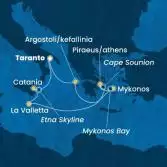 Greece, Malta, Italy