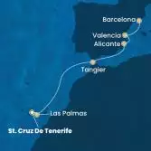 Canary Islands, Morocco, Spain