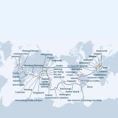 Italy, Croatia, France, Spain, Morocco, Canary Islands, Antilles, Costa Rica, Colombia, Panama, Polynesia, Australia, Malaysia
