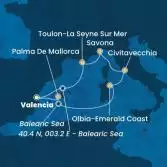 Spain, Balearic Islands, Italy, France