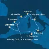 Spain, Italy, France