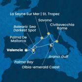 Spain, Italy, France, Balearic Islands