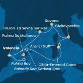 Spain, Italy, France, Balearic Islands