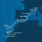 Spain, Madeira , Canary Islands, France, Italy