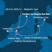 France, Spain, Balearic Islands, Italy