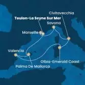 Balearic Islands, Spain, Italy, France