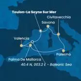 France, Spain, Balearic Islands, Italy