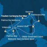 France, Balearic Islands, Spain, Italy