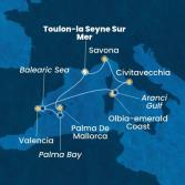 France, Balearic Islands, Spain, Italy