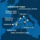 France, Balearic Islands, Spain, Italy