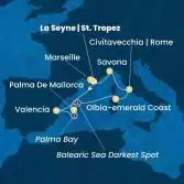 France, Balearic Islands, Spain, Italy