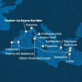 France, Spain, Balearic Islands, Greece, Italy