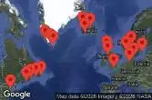 Danimarca, Svezia, Norvegia, Germania, Regno Unito, Islanda, Groenlandia, Canada, Saint-Pierre e Miquelon, Stati Uniti