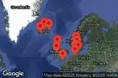 Danimarca, Svezia, Norvegia, Germania, Regno Unito, Irlanda, Islanda