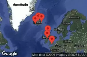 EXPLORA III - trasa 9 nocy podróż z: Southampton w dniu 09/09/2026 - Regno Unito, Irlanda, Islanda, Grecia
