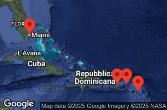 Porto Rico, Isole Vergini britanniche, Saint Kitts e Nevis, Saint-Barthélemy, Anguilla, Stati Uniti, Spagna