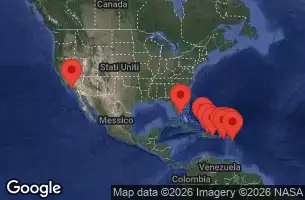 EXPLORA III - trasa 15 nocy podróż z: Miami w dniu 08/11/2026 - Stati Uniti, Turks e Caicos, Rep. Dominicana, Isole Vergini britanniche, Saint-Barthélemy, Porto Rico, Anguilla, Antigua e Barbuda, Isole Vergini americane