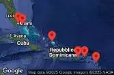 Porto Rico, Isole Vergini britanniche, Antigua e Barbuda, Turks e Caicos, Bahamas, Stati Uniti, Emirati Arabi Uniti