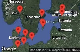 EXPLORA IV - trasa 14 nocy podróż z: Berlin-Warnemünde w dniu 29/07/2027 - Germania, Svezia, Estonia, Finlandia, Danimarca, Norvegia, Canada