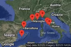 EXPLORA II - trasa 8 nocy podróż z: Barcelona w dniu 22/09/2025 - Spagna, Francia, Italia