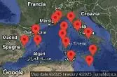 Spagna, Monaco, Francia, Italia, Malta, Tunisia