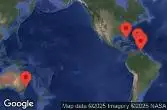 Barbados, Saint Vincent e Grenadine, Trinidad e Tobago, Martinica, Montserrat, Isole Vergini britanniche, Stati Uniti