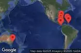 Stati Uniti, Colombia, Panama, Costa Rica, Isole Cayman, Isole Vergini americane, Guadalupa, Saint Lucia, Montserrat